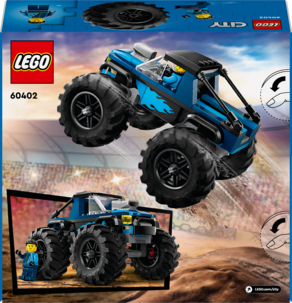 LEGO City Blå monstertruck 60402, från 5 år