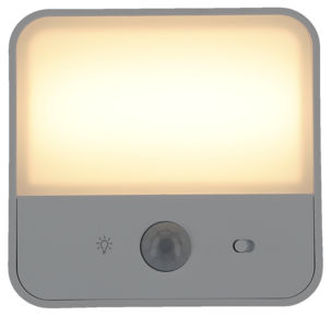 Ladattava työtasovalaisin LED liiketunnistin valkoinen