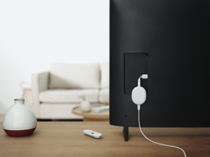 Google Chromecast 4 med Google TV 4K mediaspelare
