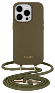 Anmiki mobildeksel med skulderreim til iPhone 13 Pro