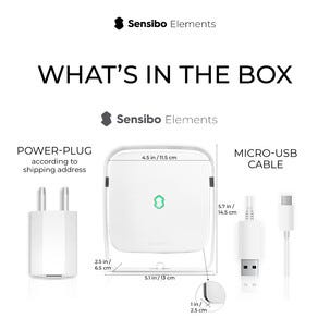 Sensibo Elements smart luftkvalitetsmåler