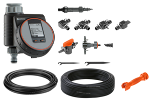 Gardena startpakke for pallekarm med vanningscomputer