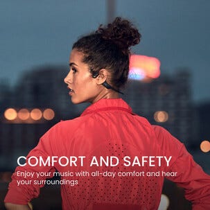 Shokz OpenRun USB-C open-ear, bone conduction hörlurar