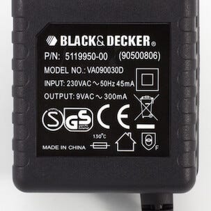 Laturi Black&Decker 9V