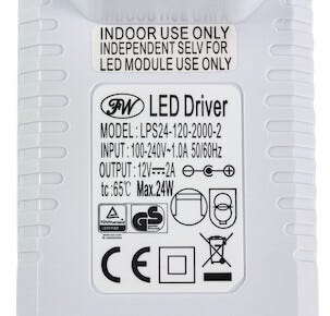 Nätadapter 12 V/2 Ah