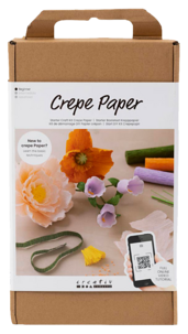 Creativ Company DIY startkit för kräppapper, blommor