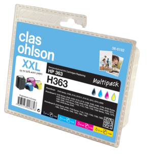 Bläckpatron motsvarande HP 363, Clas Ohlson