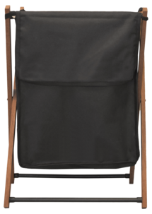 Aurora stor hopfällbar tvättkorg med lock, tyg, 39 l