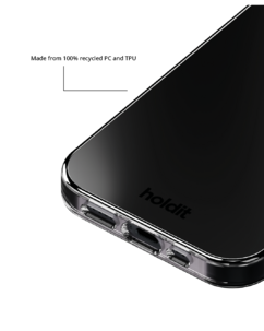 Holdit Mirror MagSafe mobilskal iPhone 12/12 Pro, svart