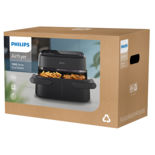 Philips NA150/00 Airfryer dobbel kurv 7 l