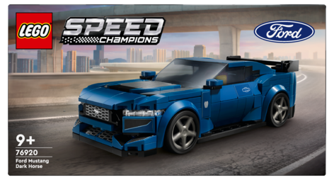 LEGO Speed Champions Ford Mustang Dark Horse 76920, 9 år