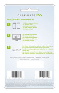 Designa ditt eget skal, Case Mate