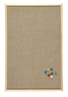 Anslagstavla jute 60x40 cm