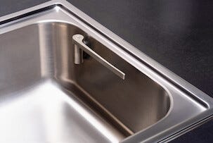 Happy Sinks oppvaskklutholder med magnet, rustfritt stål