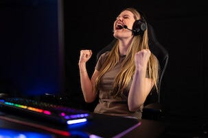 JBL Quantum 100 gaming headset med löstagbar mikrofon