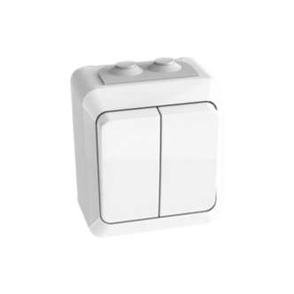 Cotech utanpåliggande strömbrytare kron