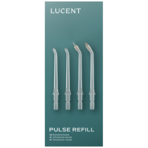 Lucent Pulse Water Flosser munnstykker, 4-pakning