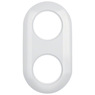 Hager 1930 täckram strömbrytare och eluttag, 1-pack