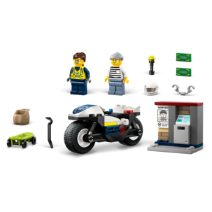 LEGO City Skurkejakt med motorsykkelpolitiet 60455, fra 4 år
