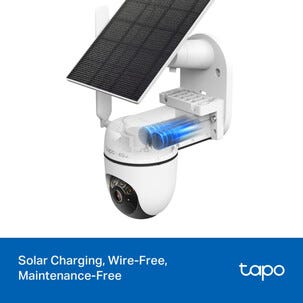 TP-Link Tapo C615G KIT overvåkningskamera solcelle, wifi/4G