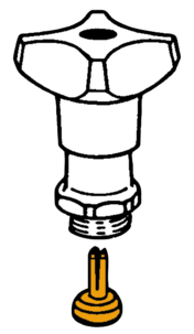 Ventilkägla Anti-dropp