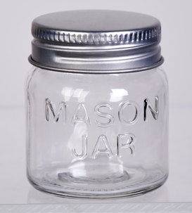 Glasburk med skruvlock