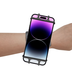 Celly WristBSportBK Mobiilipidike juoksemiseen, musta