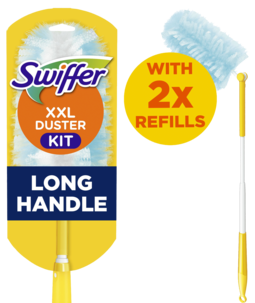 Swiffer Duster XXL Kit Pölyhuiska teleskooppivarsi, 2 vaihtoliinaa