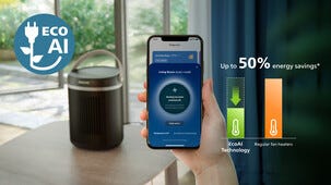 Philips CX3120 appstyrt keramisk vifteovn, 2000 W