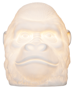 Northlight bordslampe i porselen, Gorilla
