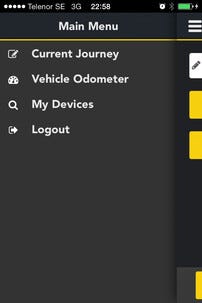 Elektronisk körjournal MTRLOG Pro