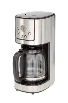 Kaffebryggare med timer, 1,5 liter