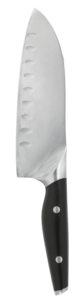 Santokukniv 17 cm, svart