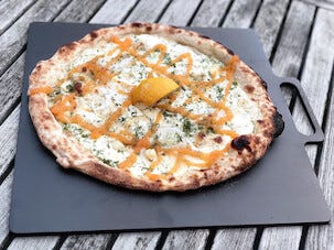 Pizzateräs / Paistoteräs 37 x 33 cm, Kockums Jernverk