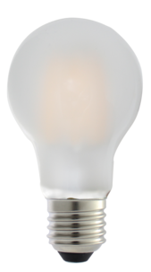 Dimbar LED-pære, E27 3,4 W, varmhvit
