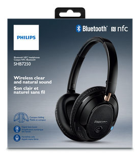 Trådlösa hörlurar med mikrofon Philips SHB7250