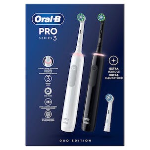 Oral-B Pro Series 3 Duo elektrisk tannbørste, 2-pakning