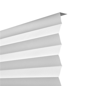 Plisségardin självhäftande, skruvfri rullgardin, vit