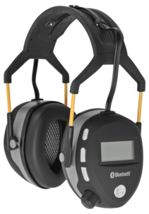 Hörselskåpor med radio och Bluetooth