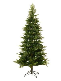 Smalt juletre med belysning Lillehammer Slim 210 cm