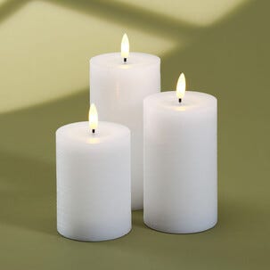 LED-kubbelys med tidsur, hvitt, Northlight, diameter 7,5 cm
