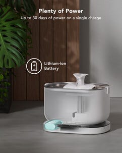 Petlibro Dockstream vattenfontän katt batteri 2,5 l