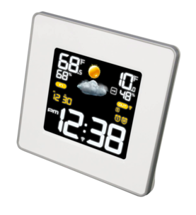 Väderstation med färgskärm