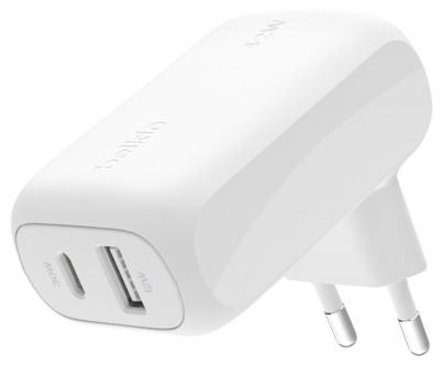 Belkin BoostCharge hurtiglader USB-C og USB-A, 42 W