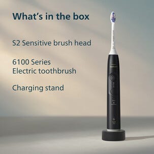 Philips Sonicare 6100 Series -sähköhammasharja, musta