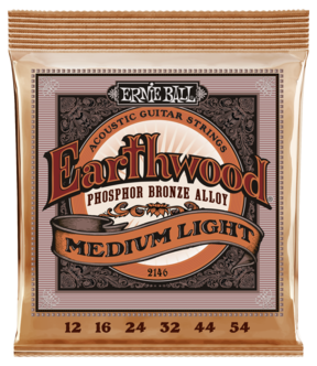 Ernie Ball Earthwood Medium Light Acoustic 12–54
