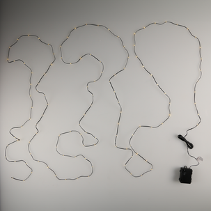 Mini LED ljusslinga batteri med timer, 8,3 m