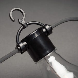 Konstsmide ljusslinga glödlampor LED, 10 m, utbytbara ljuskällor