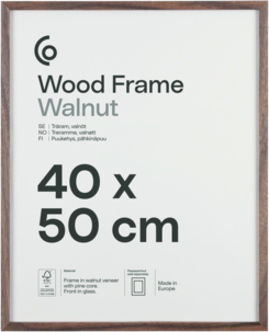 Fotoramme av FSC-merket tre på 40 x 50 cm