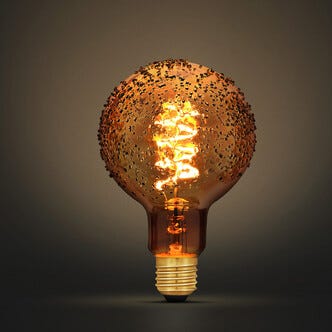 Koristelamppu LED E27 4 W, 95 mm, erittäin lämmin valkoinen
